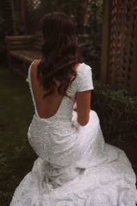 A tale to remember by Harriett Falvey showcasing her latest custom designs including Wedding dresses, veils, capes, jackets, reception dresses and bridal separates